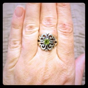 James Avery Spanish Lace Peridot Ring
